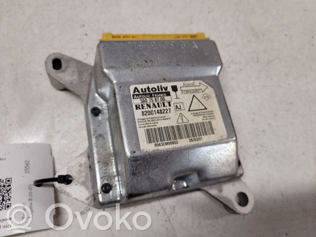 Renault Laguna II Airbag control unit/module 