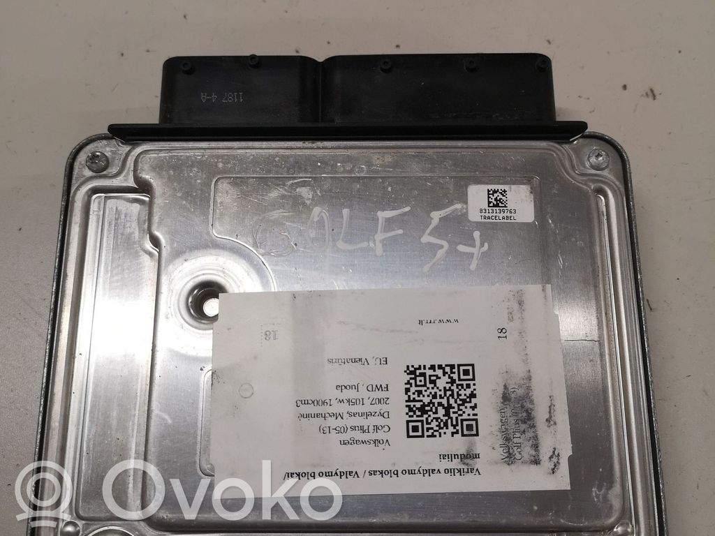Volkswagen Golf Plus Engine control unit/module 