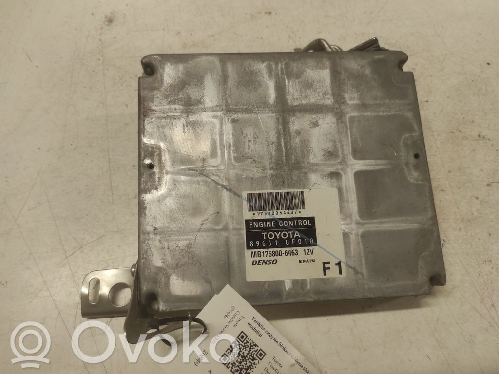 Toyota Corolla Verso AR10 Engine control unit/module 