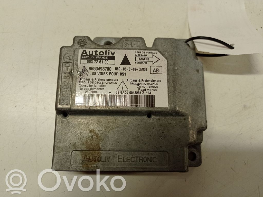 Citroen C4 I Airbag control unit/module 