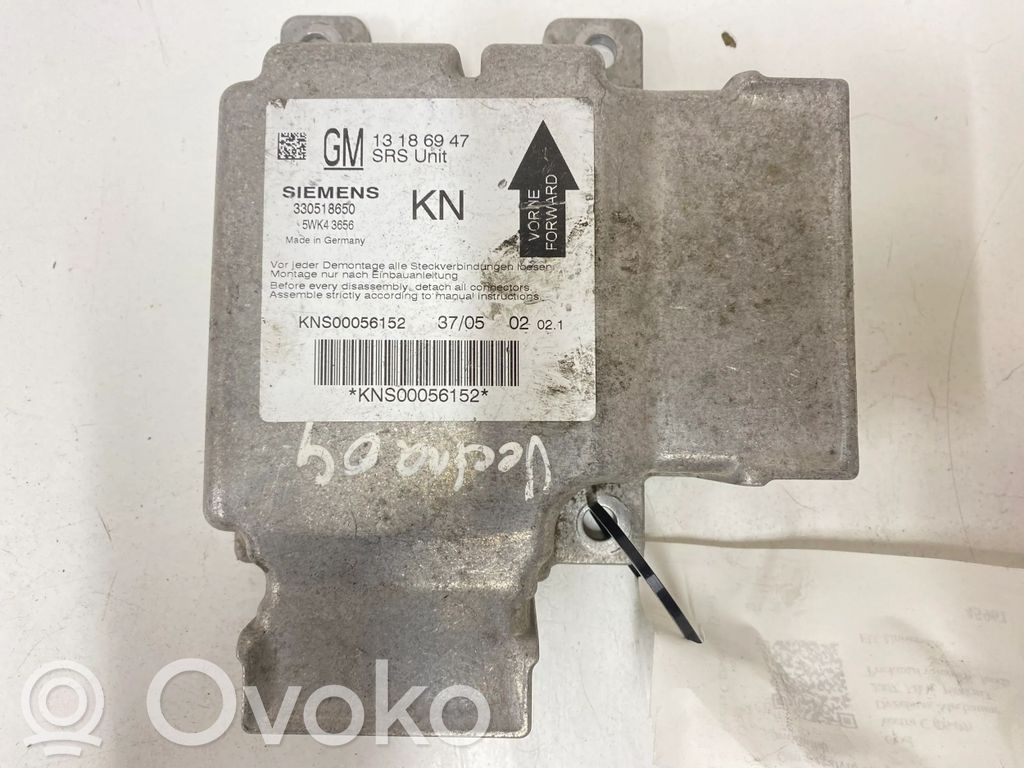 Opel Vectra C Airbag control unit/module 