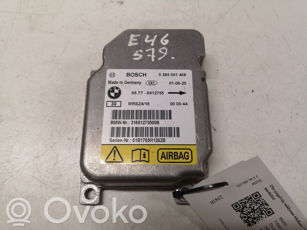 BMW 3 E46 Airbag control unit/module 