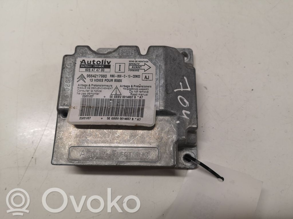 Citroen C4 I Picasso Airbag control unit/module 