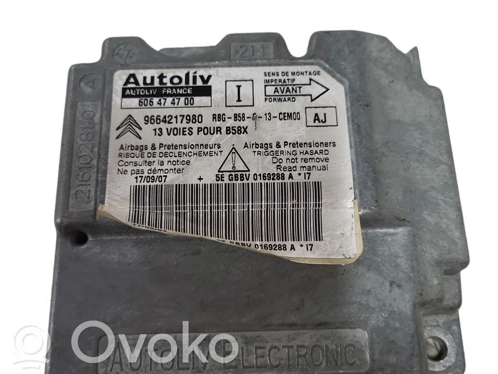 Citroen C4 Grand Picasso Airbag control unit/module 