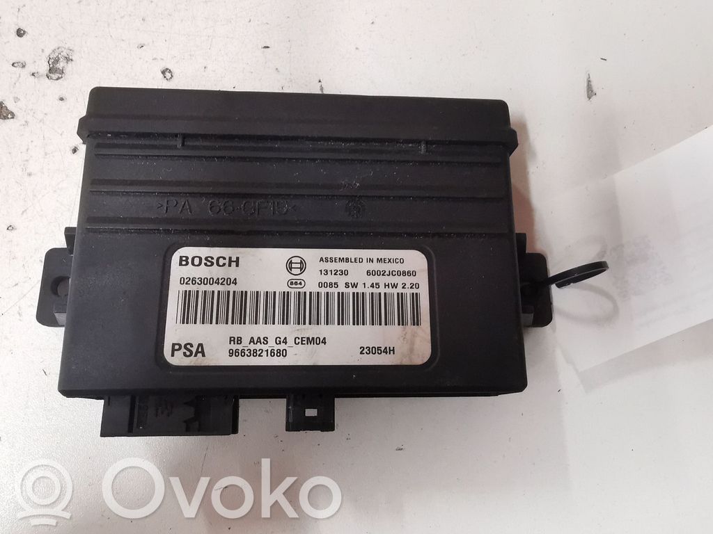 Citroen C3 Picasso Parking PDC control unit/module 