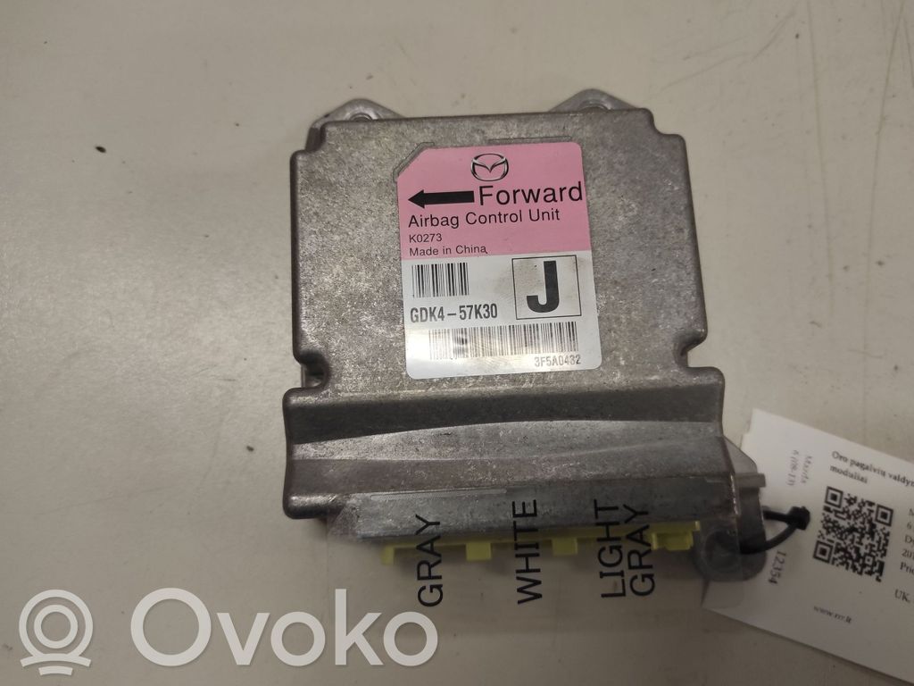 Mazda 6 Oro pagalvių valdymo blokas 