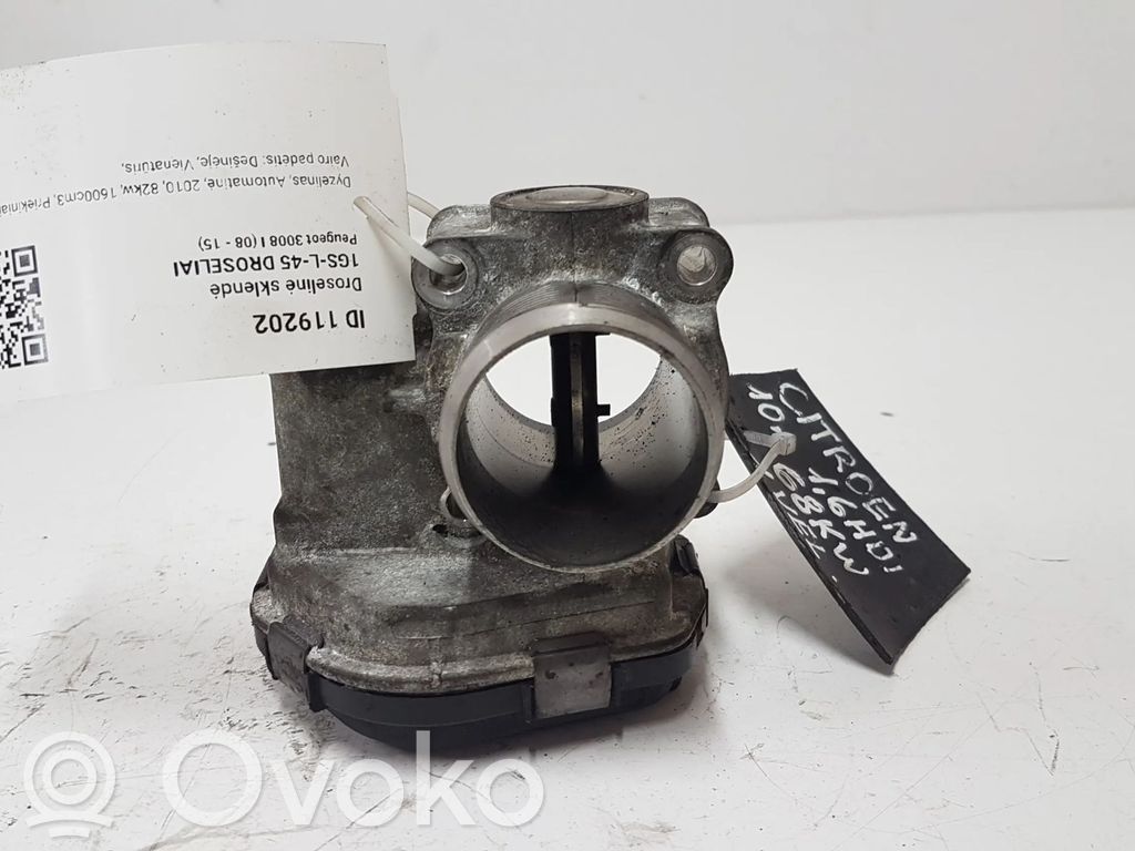 Citroen C4 II Throttle valve 