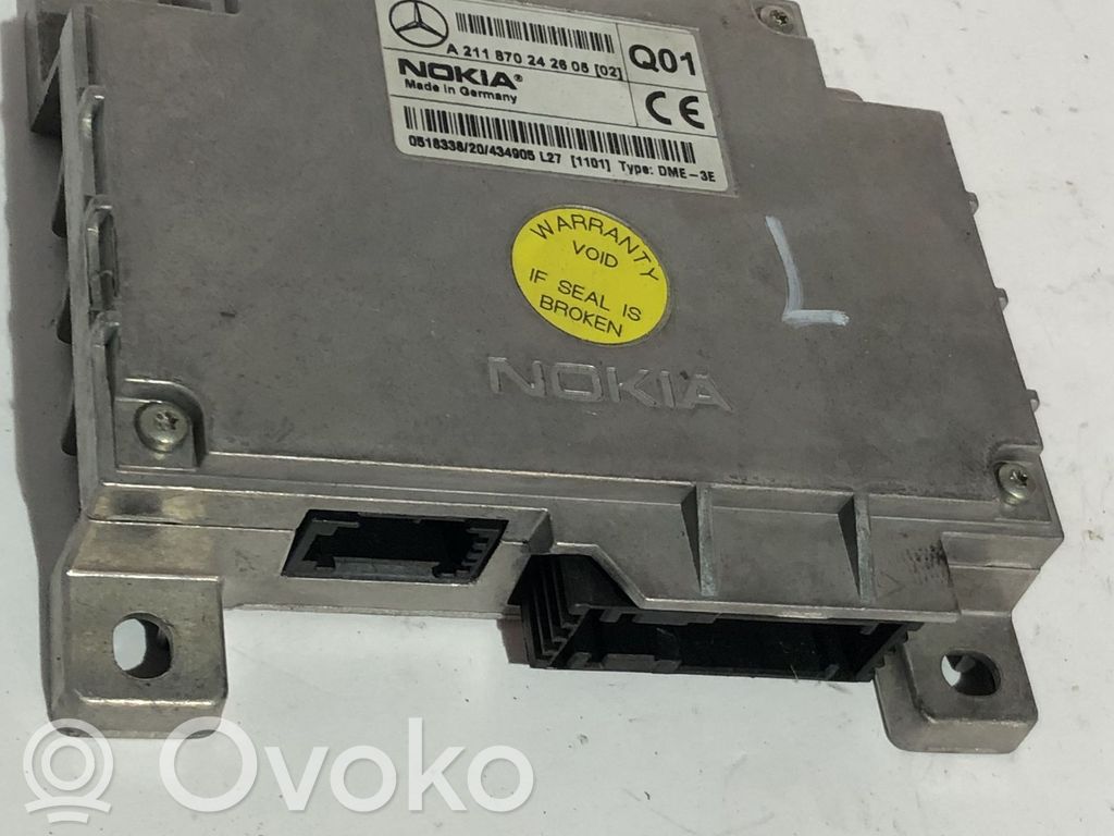 Mercedes-Benz E W211 Phone control unit/module 