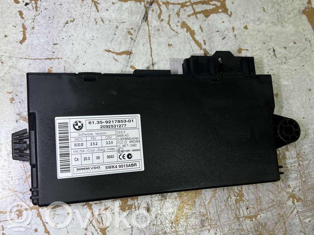 BMW 3 E90 E91 CAS control unit/module 