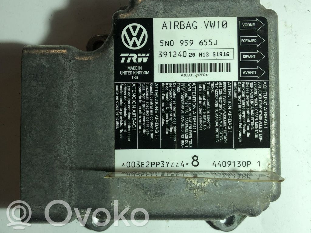 Volkswagen PASSAT B6 Airbag control unit/module 