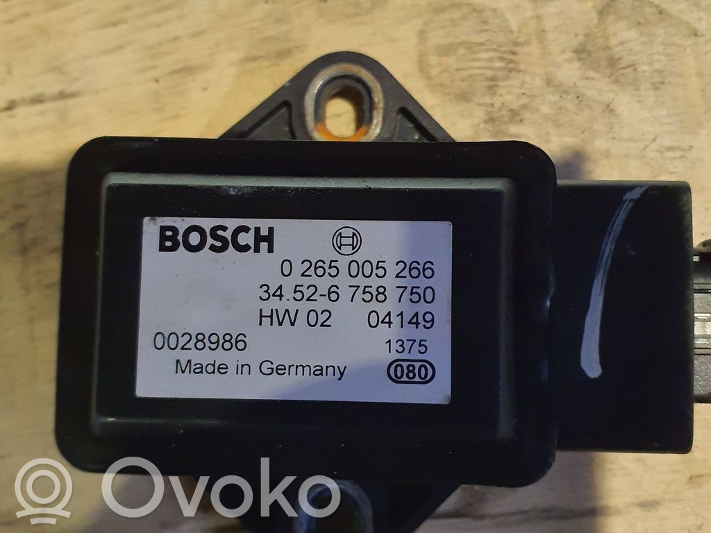 BMW 5 E60 E61 ESP acceleration yaw rate sensor 