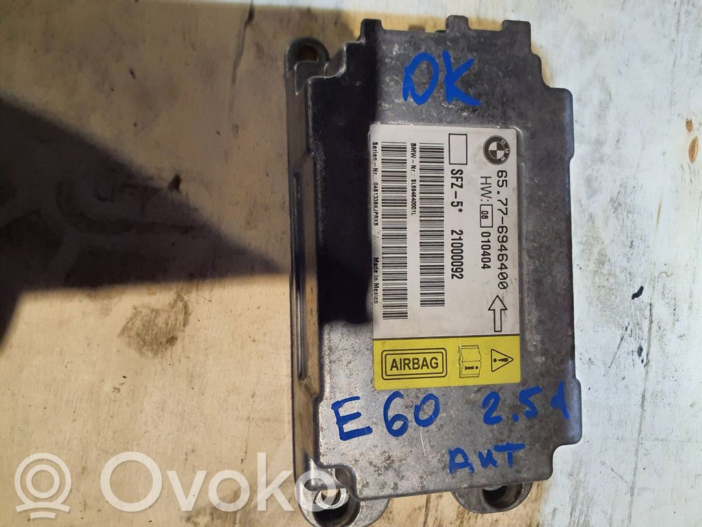 BMW 5 E60 E61 Airbag control unit/module 