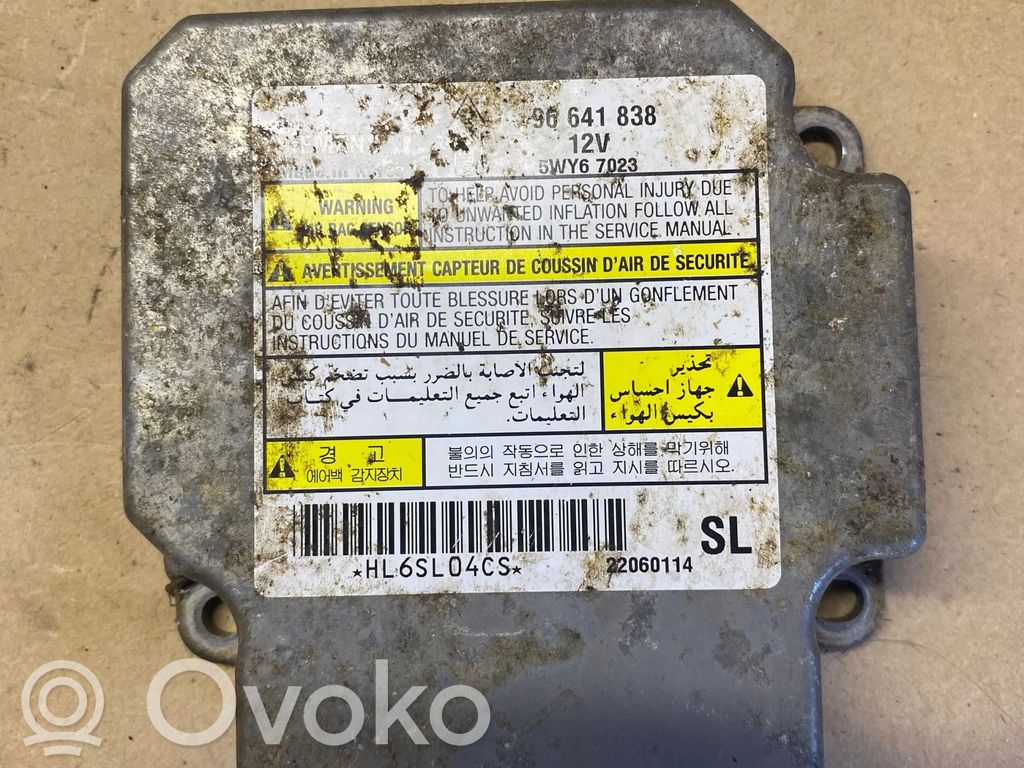 Chevrolet Epica Airbag control unit/module 
