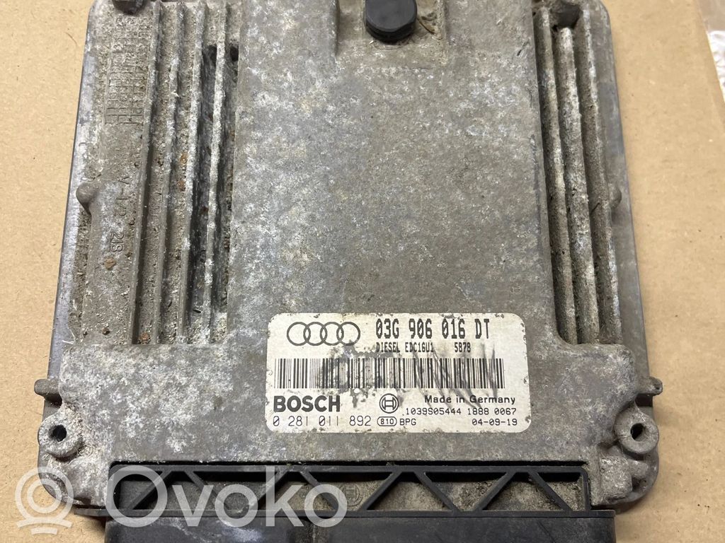 Audi A3 S3 8P Engine control unit/module 