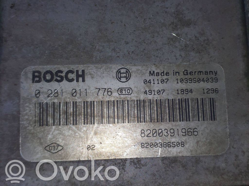 Renault Megane II Engine control unit/module 