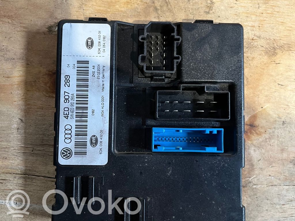 Audi A8 S8 D3 4E Komforto modulis 