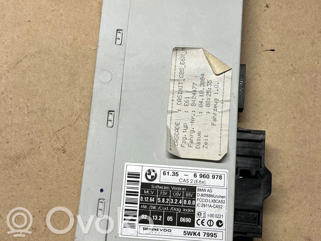BMW 5 E60 E61 CAS control unit/module 