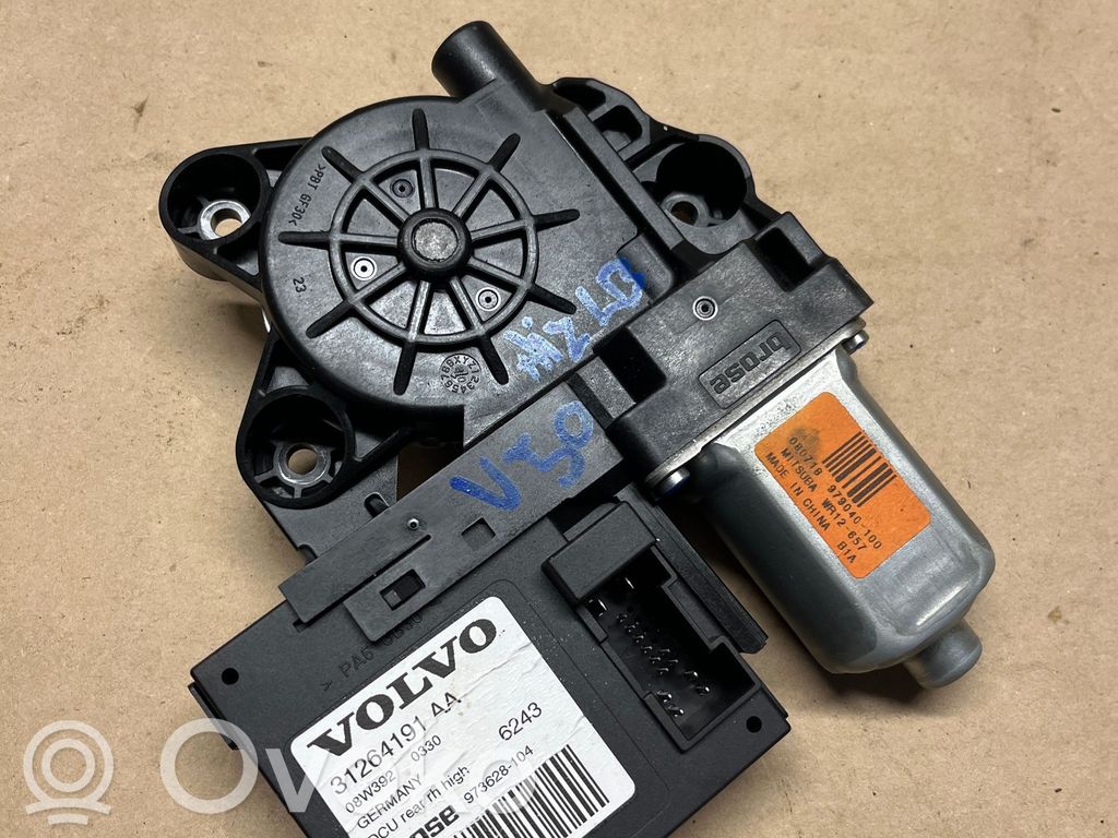 Volvo V50 Rear door window regulator motor 