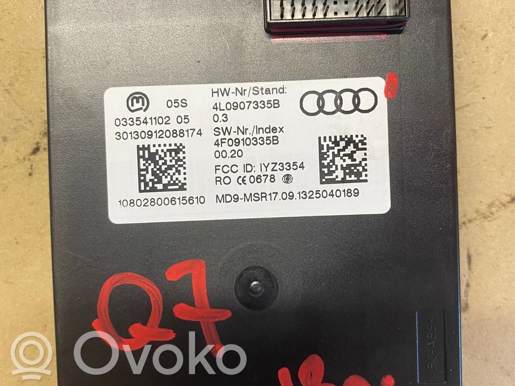 Moduł / Sterownik systemu uruchamiania bezkluczykowego   4L0907335B,4F0910335B,033541102