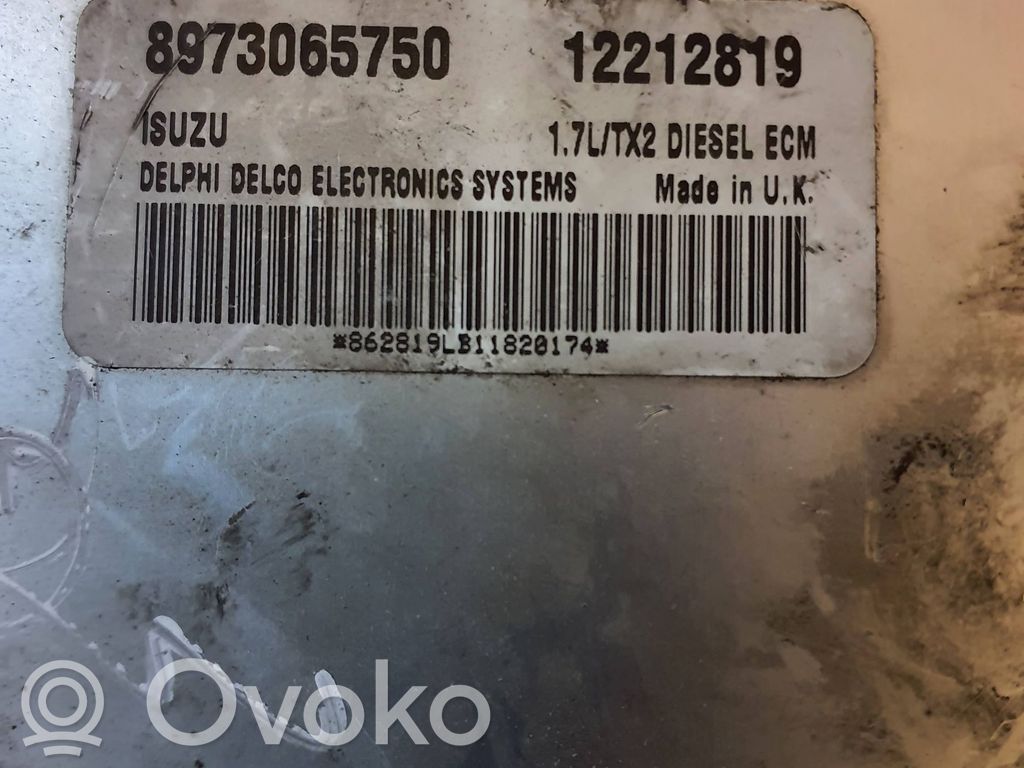 Opel Astra G Engine control unit/module 