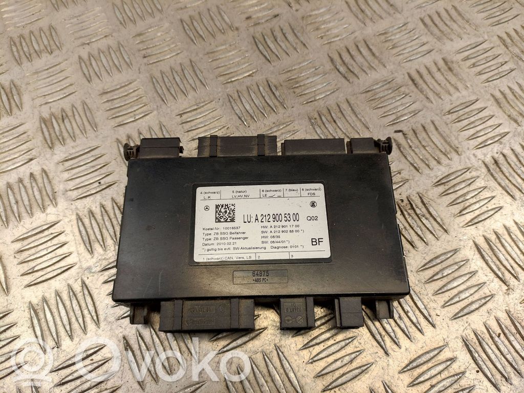 Mercedes-Benz GLK (X204) Module de commande de siège 
