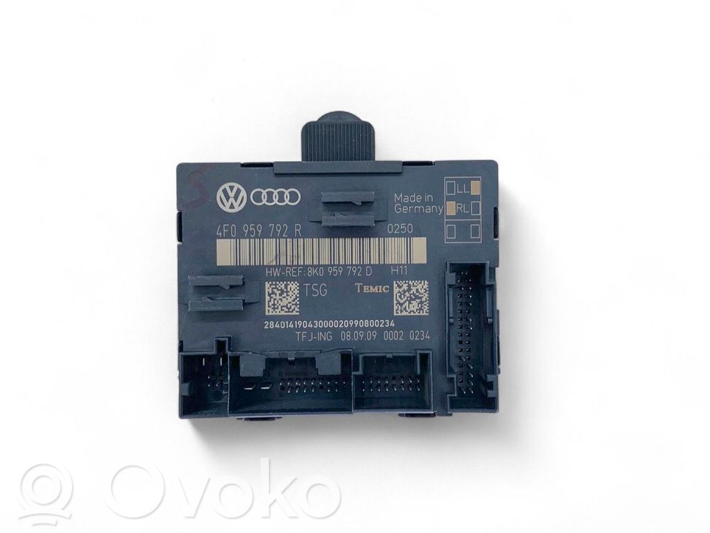 Audi A6 S6 C6 4F Door control unit/module 