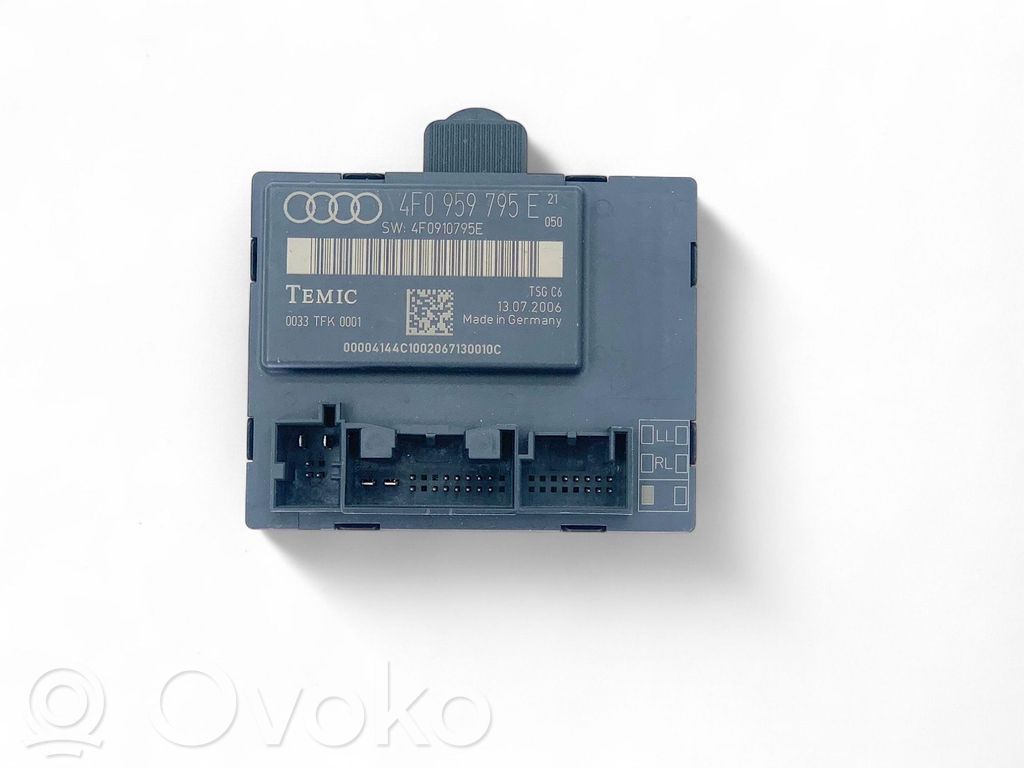 Audi A6 S6 C6 4F Door control unit/module 