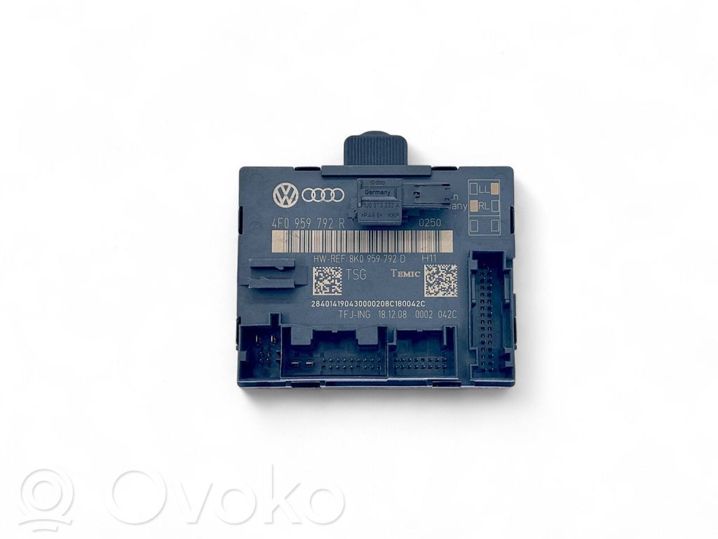Audi A6 S6 C6 4F Door control unit/module 