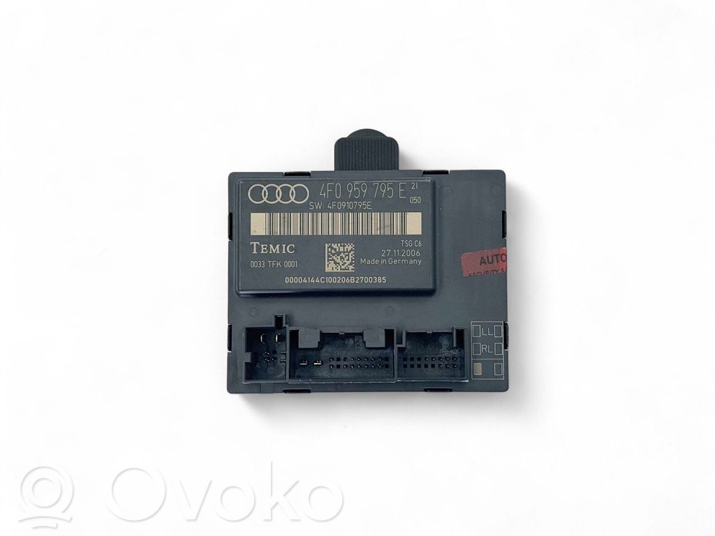 Audi A6 S6 C6 4F Door control unit/module 