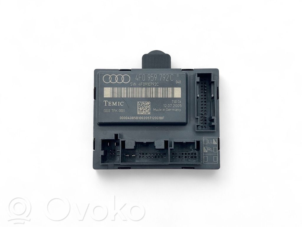 Audi A6 S6 C6 4F Door control unit/module 