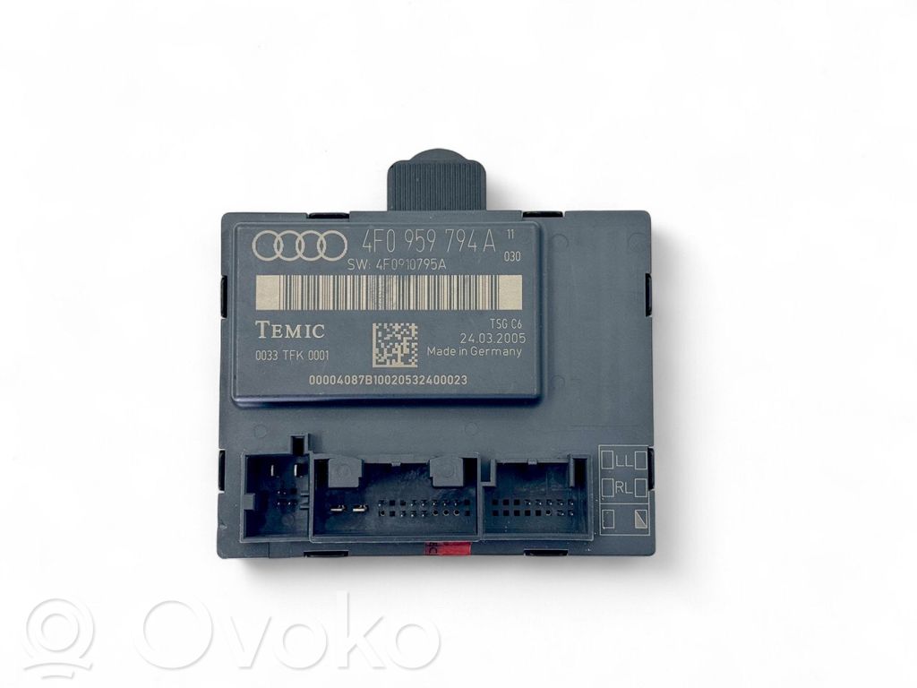 Audi A6 S6 C6 4F Door control unit/module 