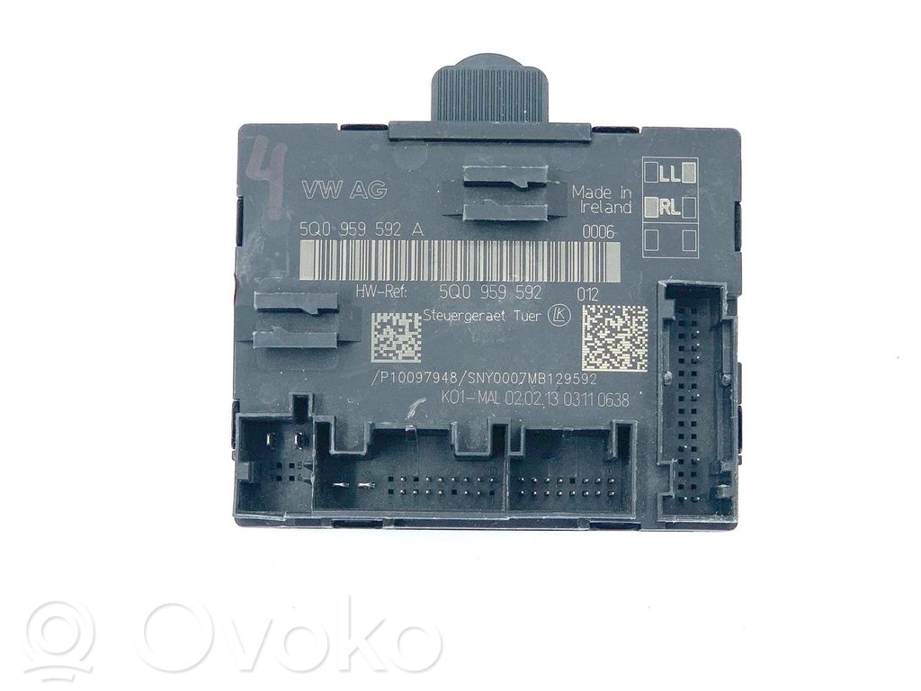 Audi A3 S3 8V Door control unit/module 