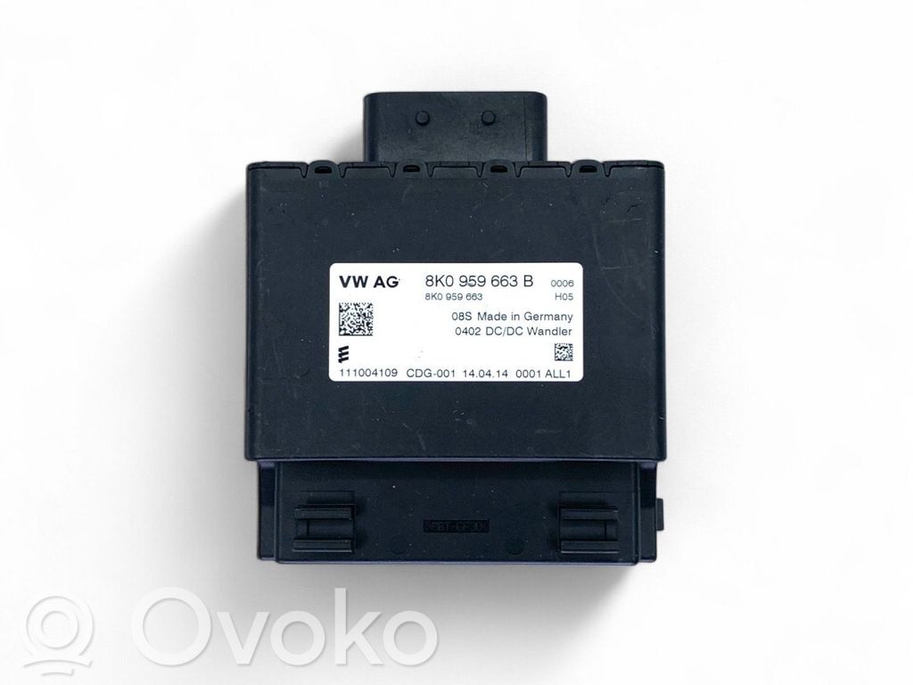 Audi A4 S4 B8 8K Other control units/modules 