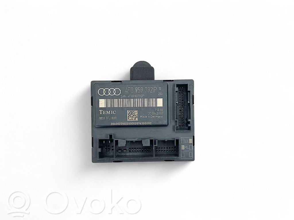 Audi A6 S6 C6 4F Door control unit/module 