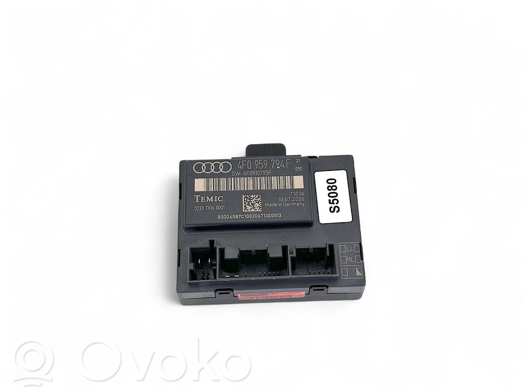 Audi A6 S6 C6 4F Door control unit/module 