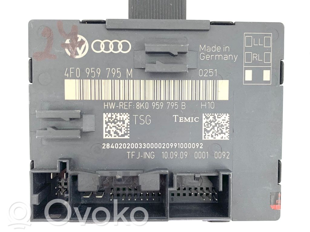 Audi A6 S6 C6 4F Door control unit/module 