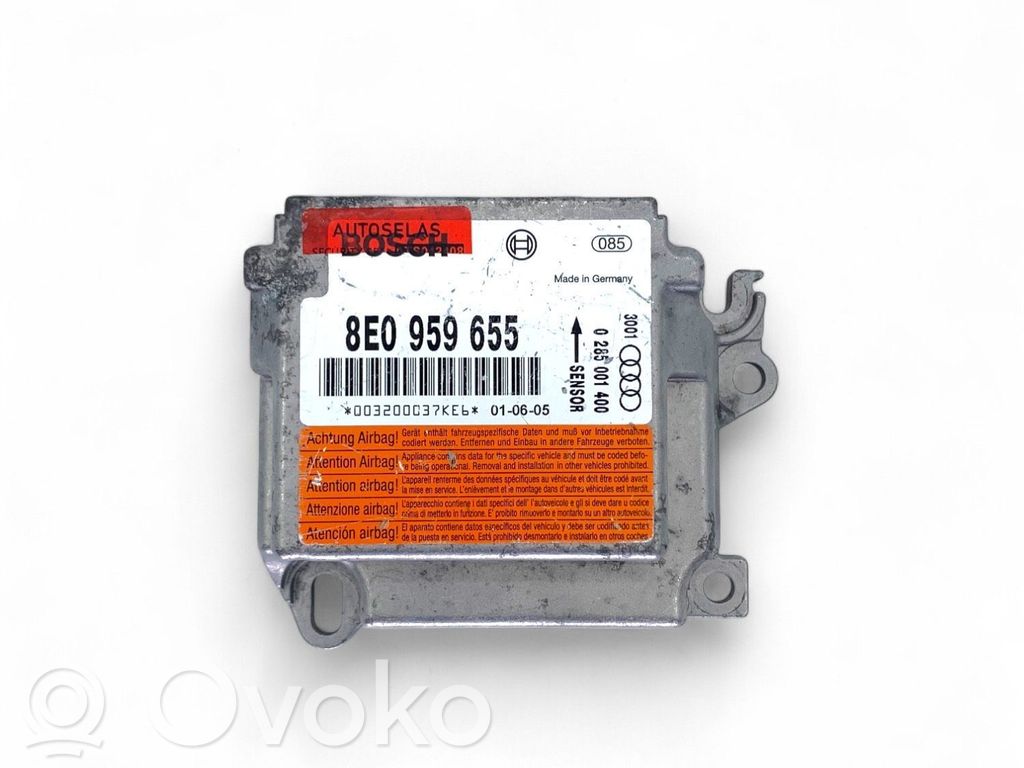 Audi A4 S4 B6 8E 8H Airbag control unit/module 