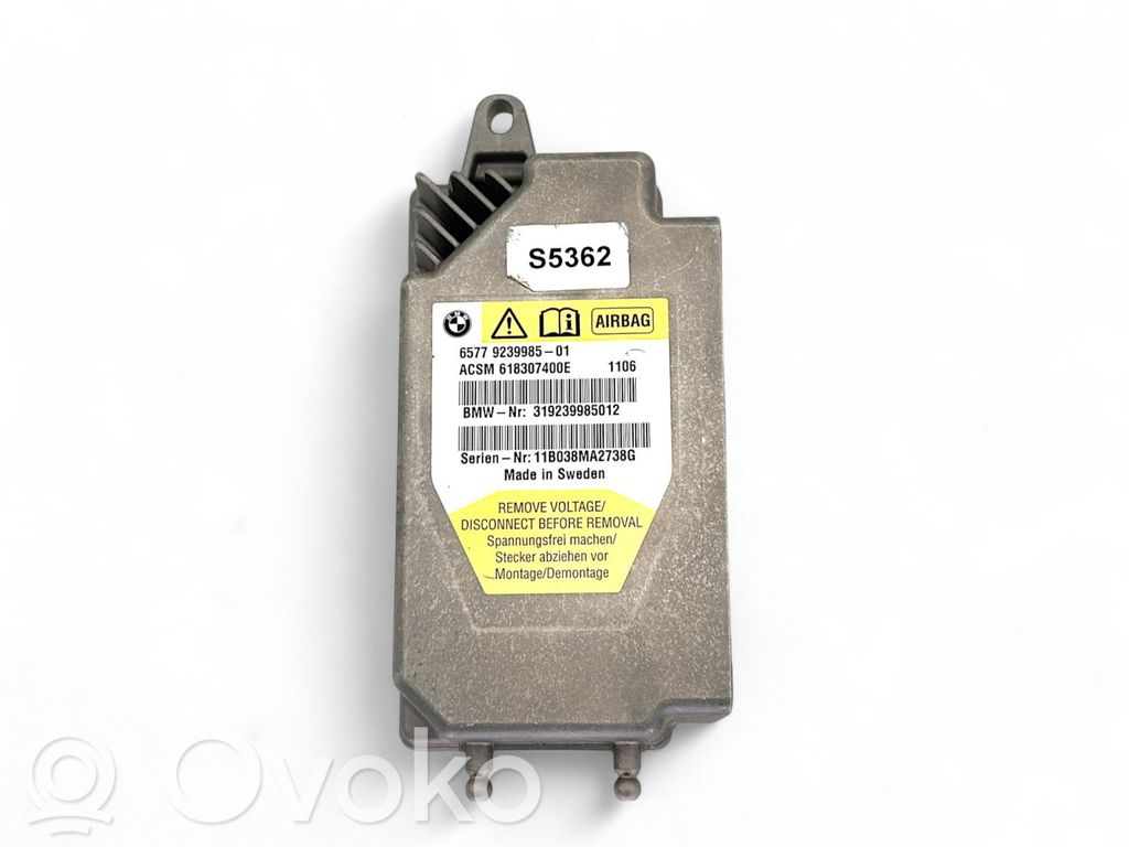 BMW 5 F10 F11 Airbag control unit/module 