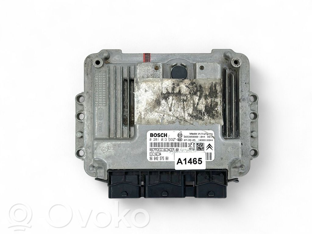 Peugeot 308 Engine control unit/module 