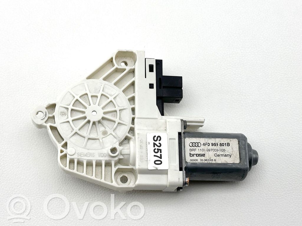 Audi A6 S6 C6 4F Silnik regulatora szyby drzwi przednich 