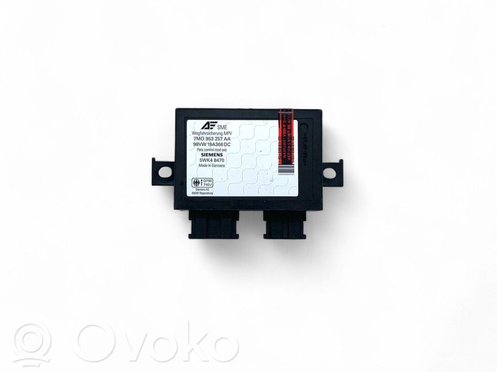 Imobilaizerio valdymo blokas   7M0953257AA,98VW19A366DC,5WK48470