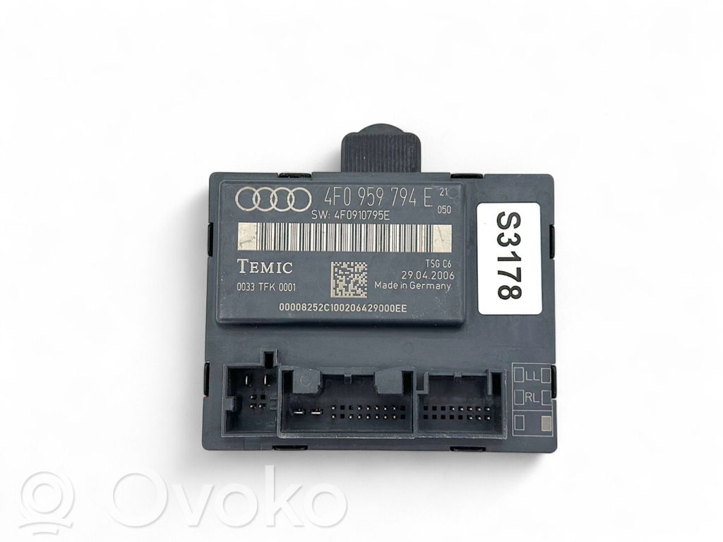 Unité de commande module de porte   4F0959794E,4F0910795E,0033TFK0001
