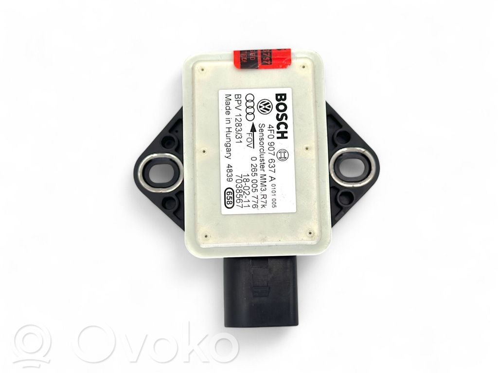 Audi A6 S6 C6 4F ESP acceleration yaw rate sensor 