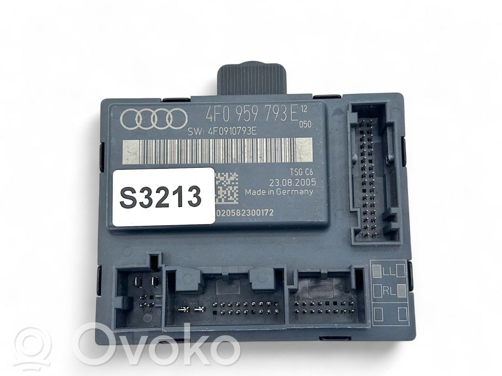 Unité de commande module de porte   4F0959793E,4F0910793E,020582300172