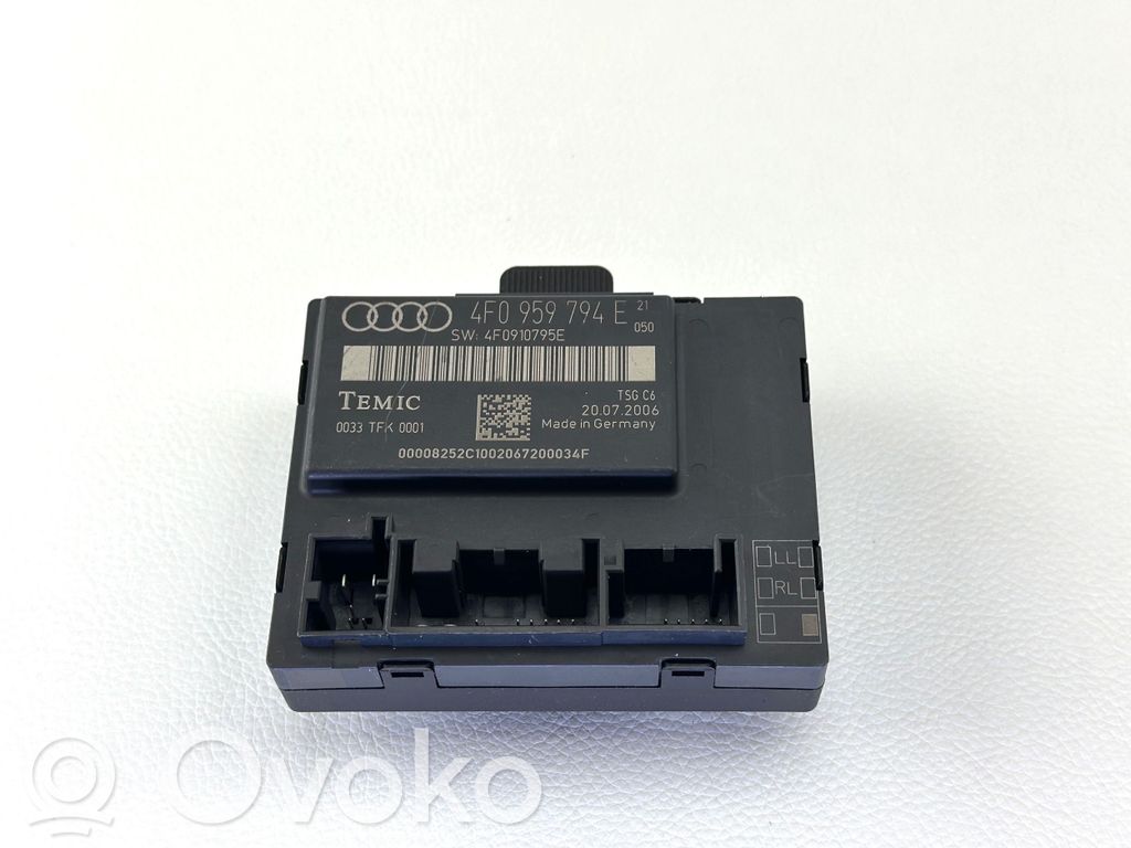 Audi A6 S6 C6 4F Door control unit/module 