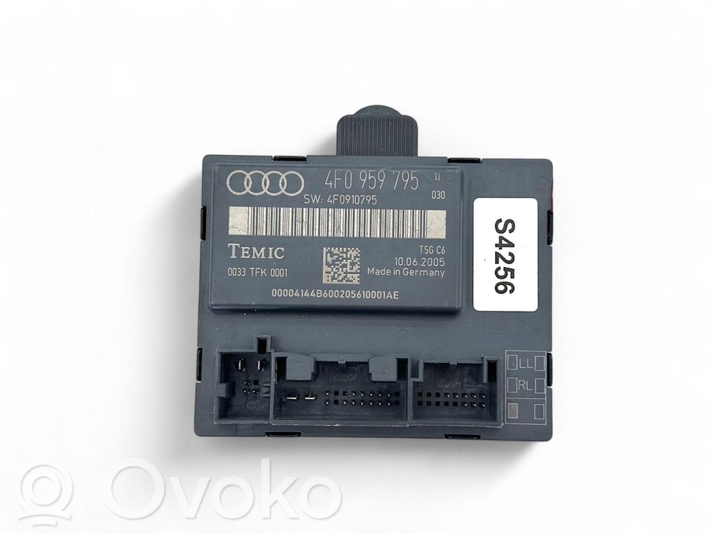 Audi A6 S6 C6 4F Sterownik / Moduł drzwi 