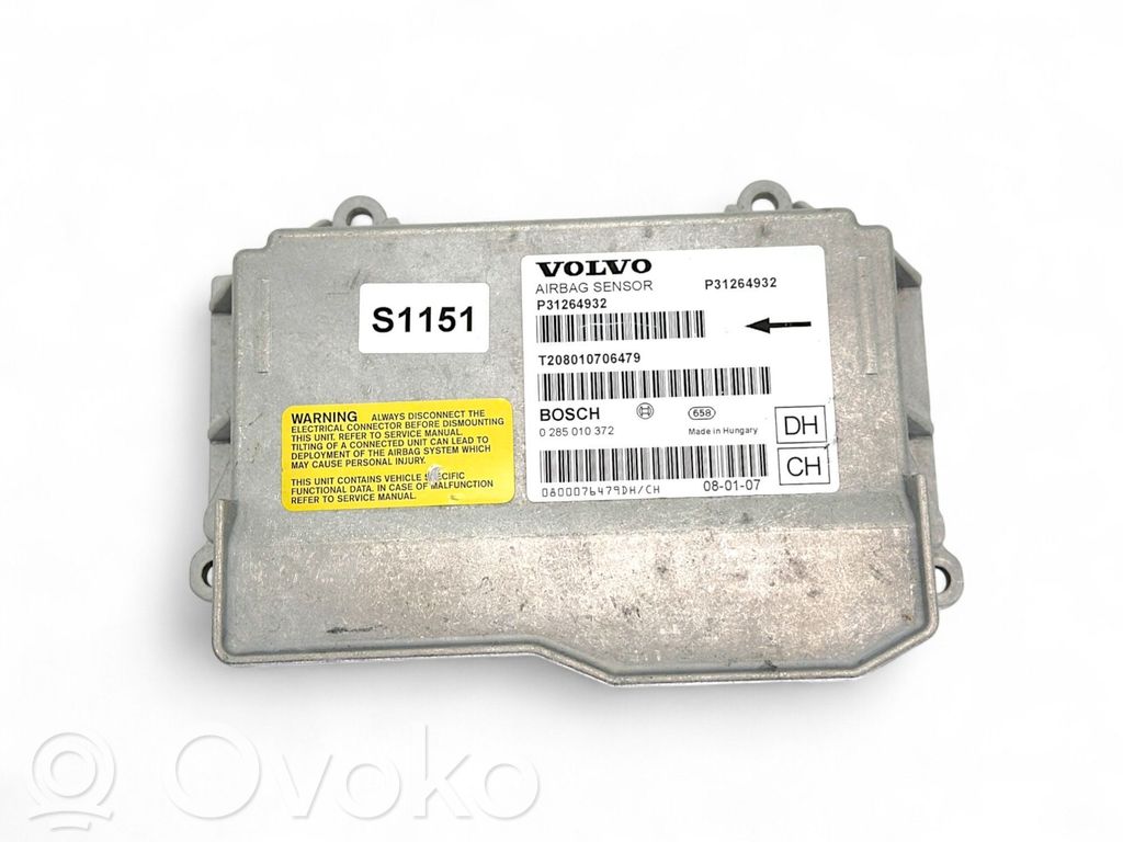 Volvo V70 Airbag control unit/module 