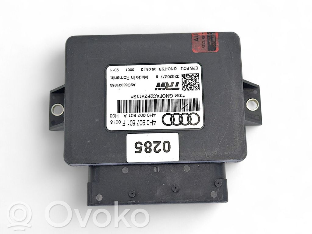 Audi A6 S6 C7 4G Hand brake control module 