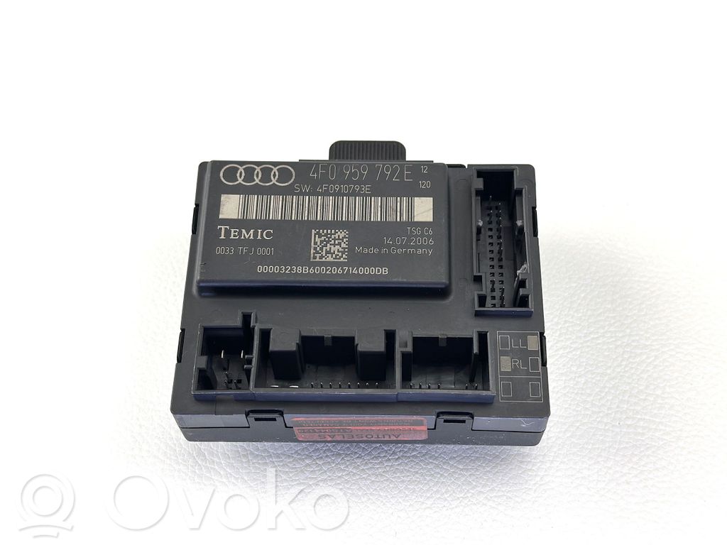 Unité de commande module de porte   4F0959792E,4F0910793E,0033TFJ0001