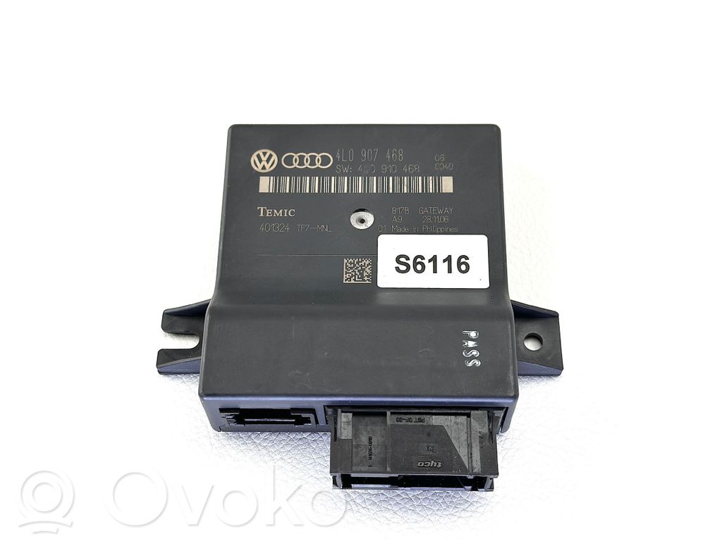 Audi A6 S6 C6 4F Gateway control module 